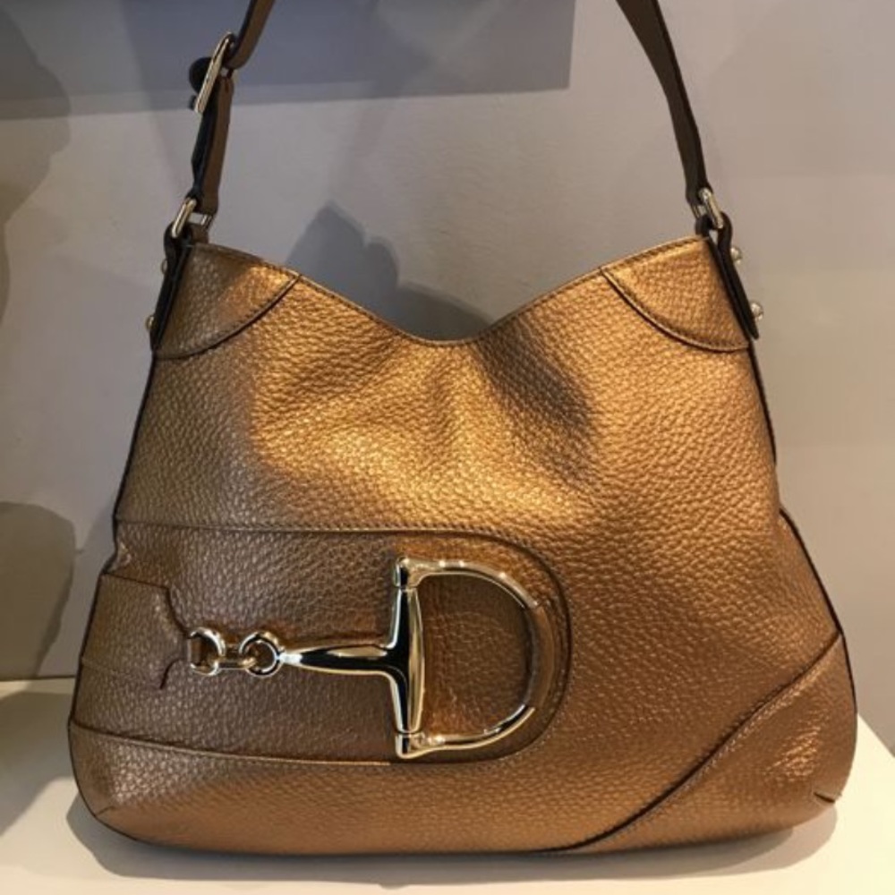 💯 Authentic Gucci horsebit hand bag